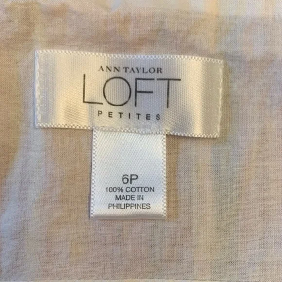 LOFT striped tank top size 6 petite - Picture 9 of 9